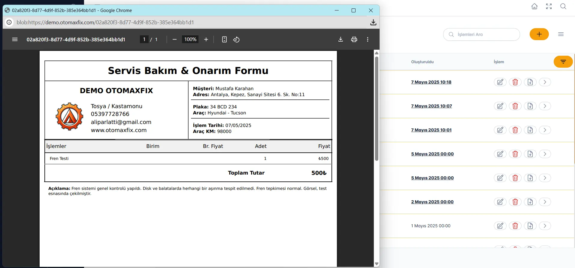 Servis PDF